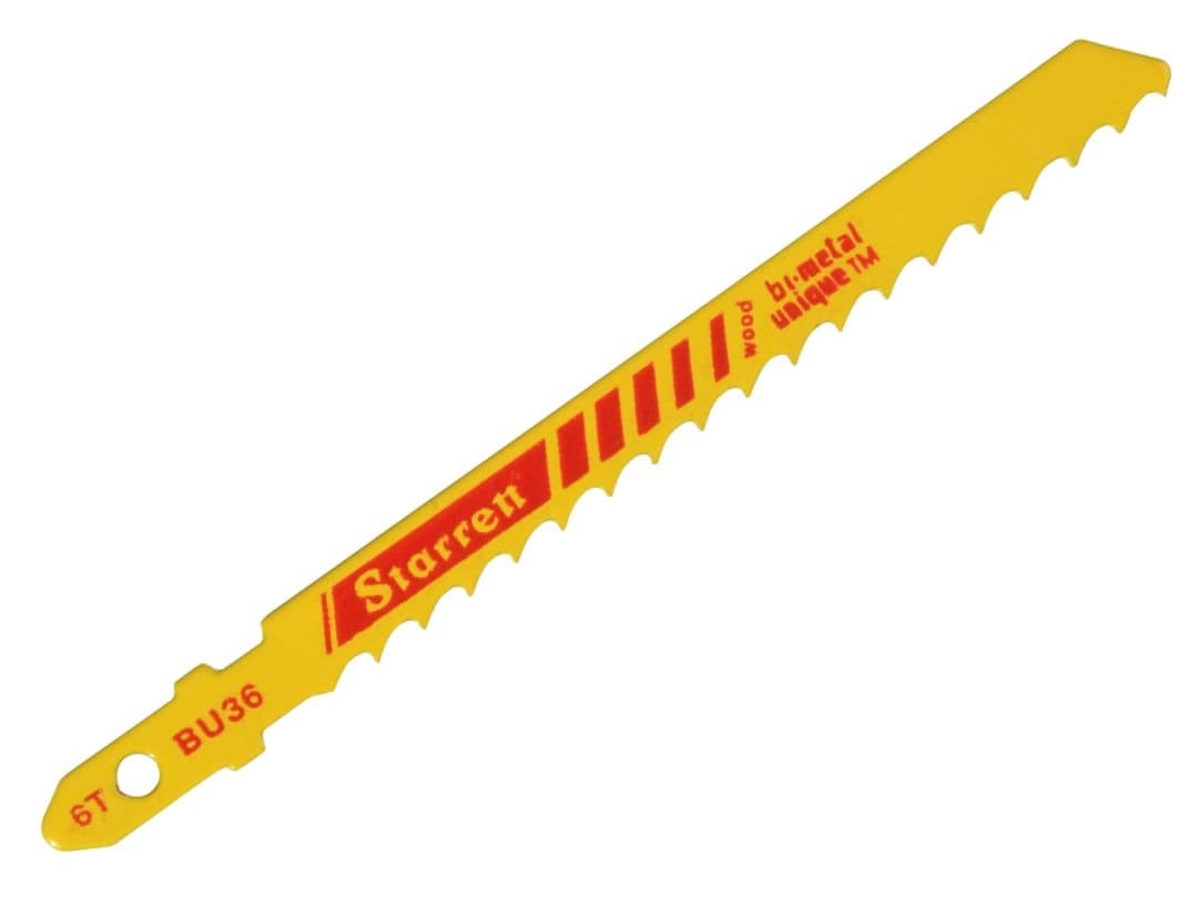 Starrett BU36-5 Wood Cutting Jigsaw Blades Pack of 5 SA305