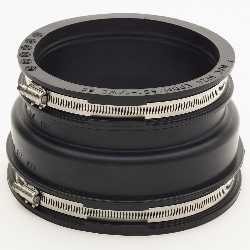 Drainage Flexible Coupling/ Adaptor Stepped 121-136mm to 100-115mm