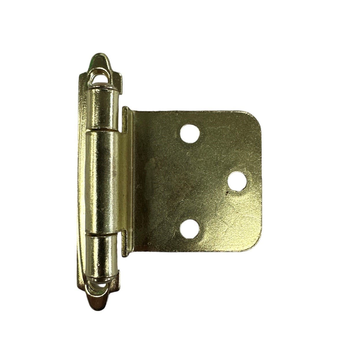 Self Closing Hinge - 70x49mm - Brass Plated - Pair - Hardware Solutions
