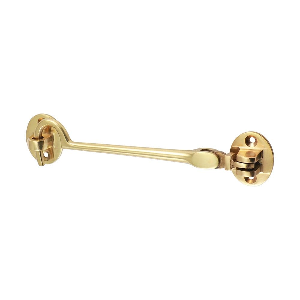 Timco 200436 Cabin Hook - Polished Brass 150Mm Bag 1