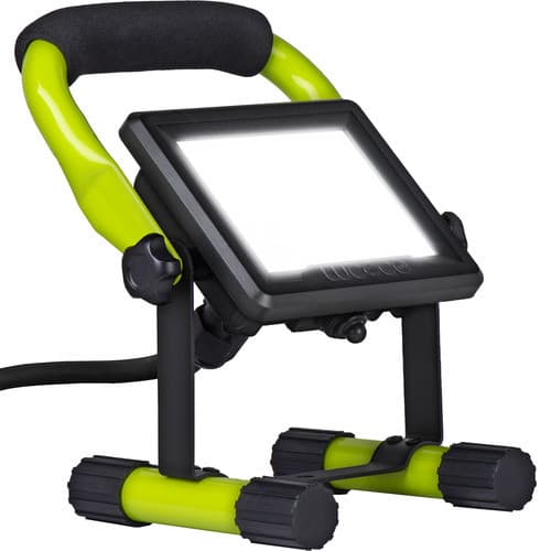 Luceco Eco Worklight 800Lm 10W 5000K With Switch - 1.5M H05Rn-F Cable With Uk Plug EFLDW10B50-05