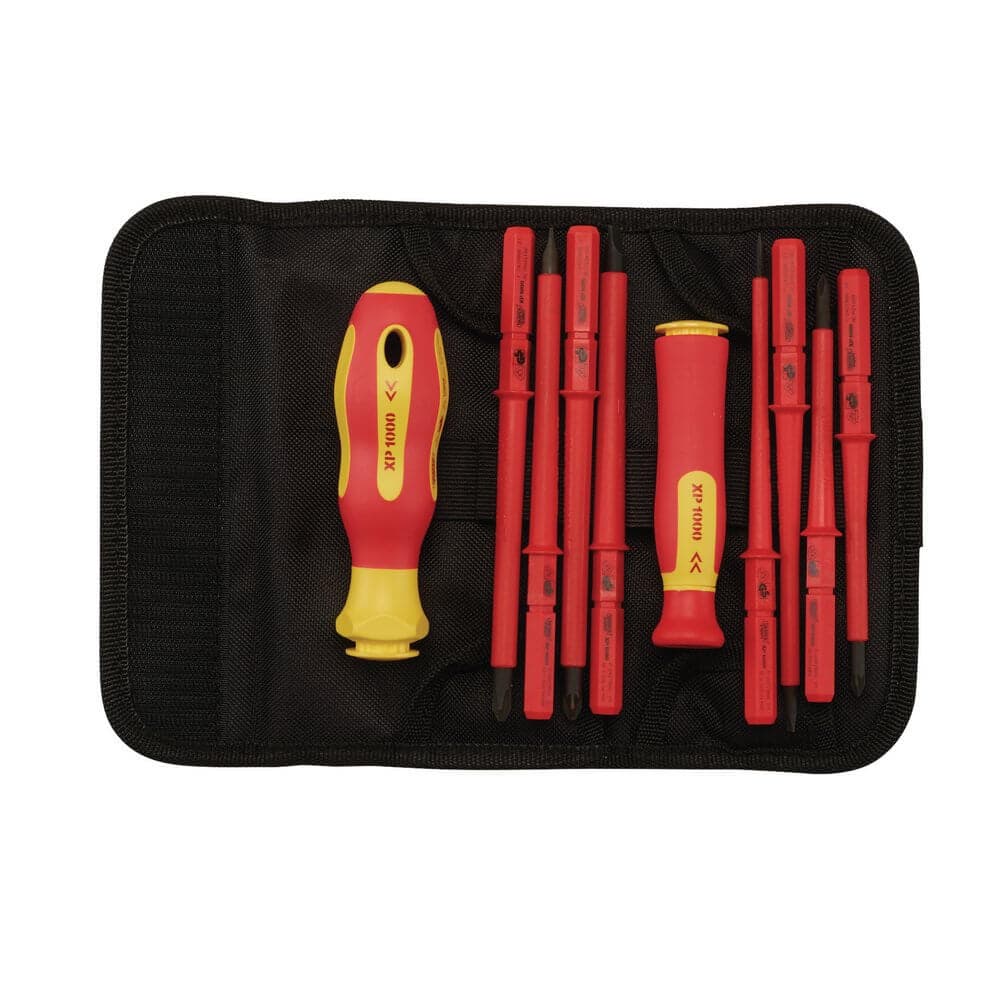 Xp1000 05721 Vde Interchangeable Blade Screwdriver Set (10 Piece) per set 10