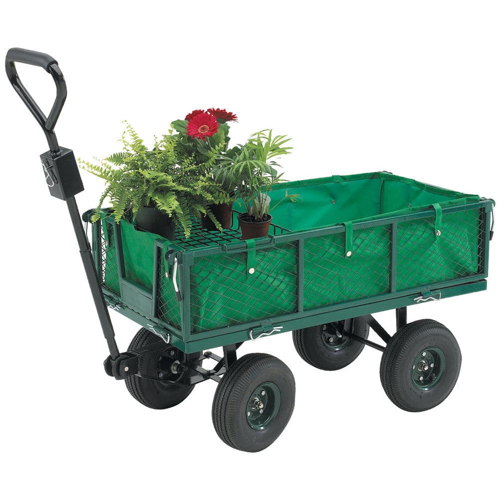 Clarke 3400185 Gt3 Towable Garden Trolley With Removable Liner