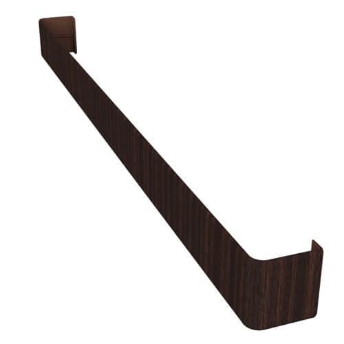 Rosewood Fascia Double End Joint Trim - 600mm x 47mm