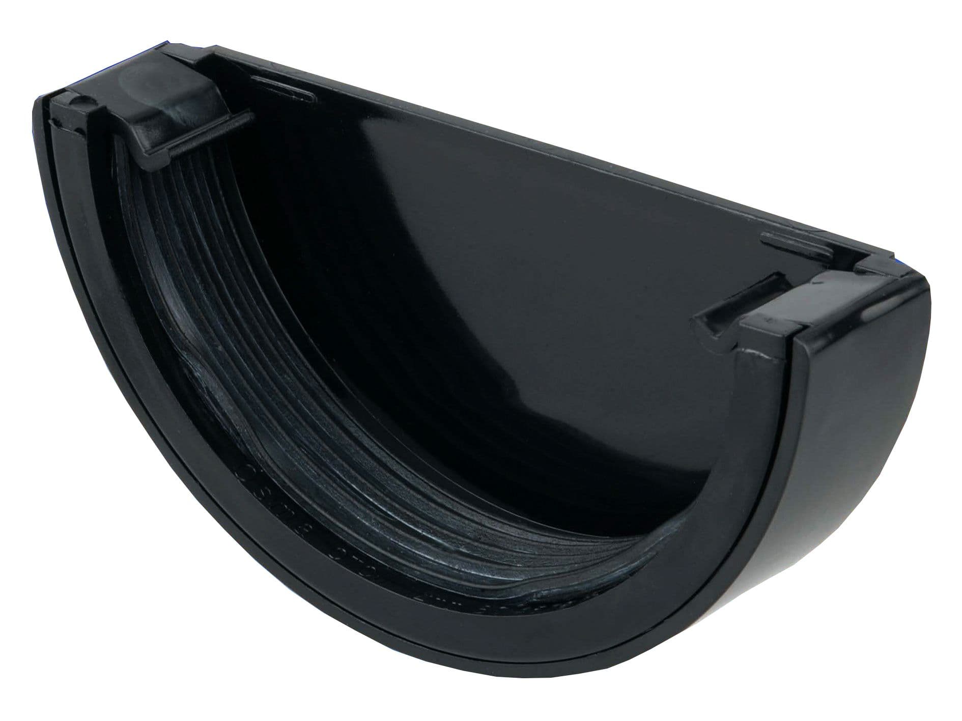 Wavin Osma RoundLine stopend external 12mm black 0T011B