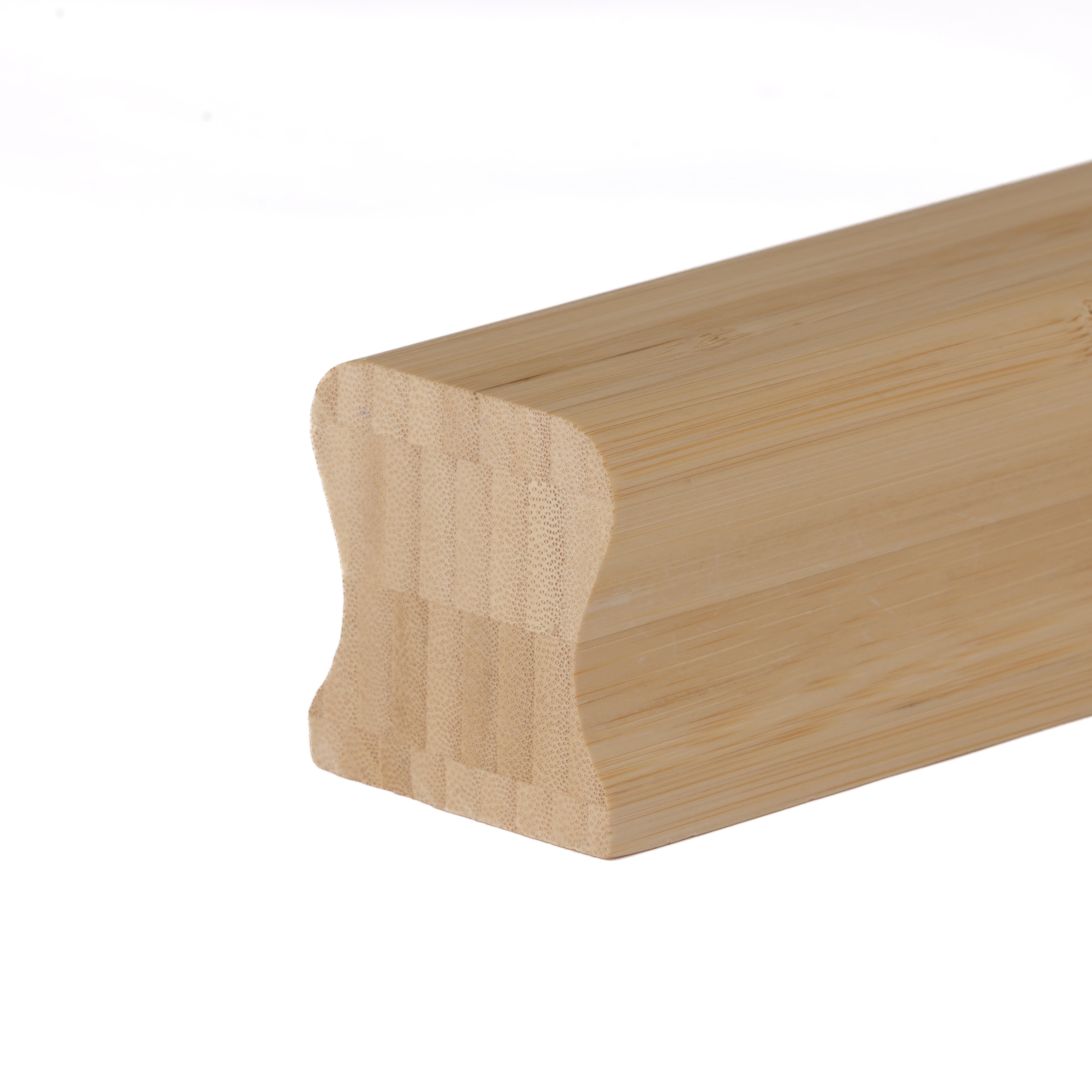 Flair Stairs Bamboo Deep Traditional Handrail 41mm Groove 2.4m Light