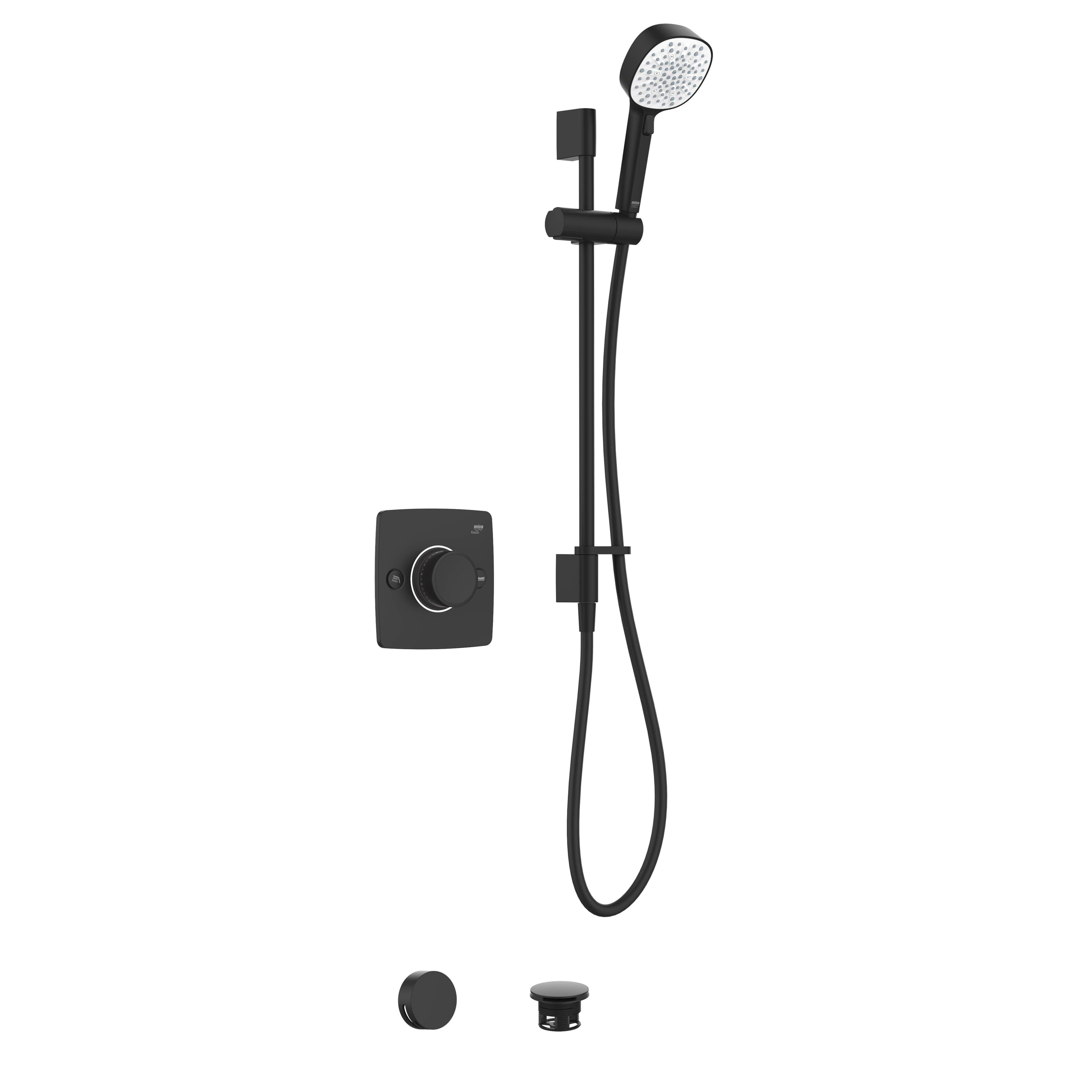 Mira Showers Mira Evoco Dual Bathfill Matt Black 1.1967.007