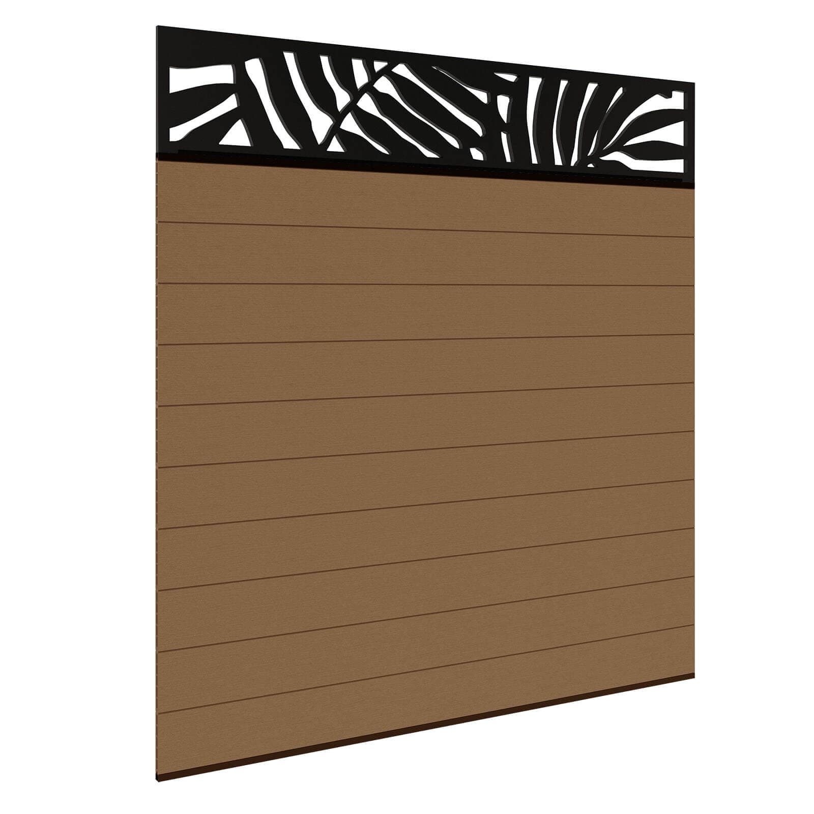 Composite Fence Panels - Amber Without Posts 1.8m