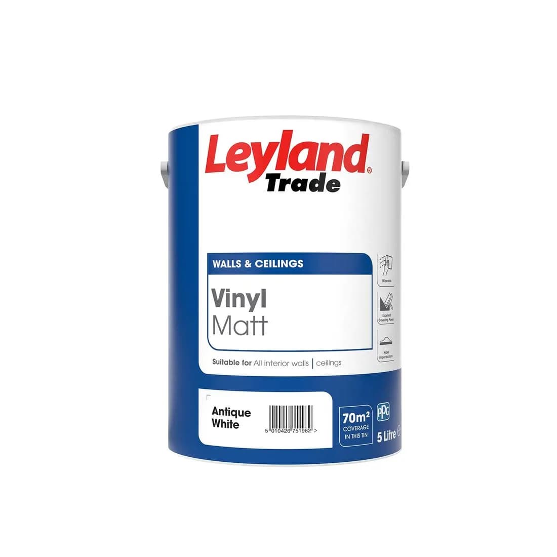 Leyland Vinyl Matt Antique White 5L