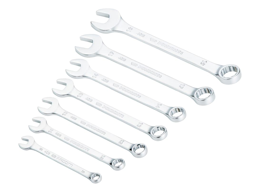 Facom 40B.JP7PB 40B Series Slim Metric Combination Spanner Set, 7 Piece 40B.JP7PB