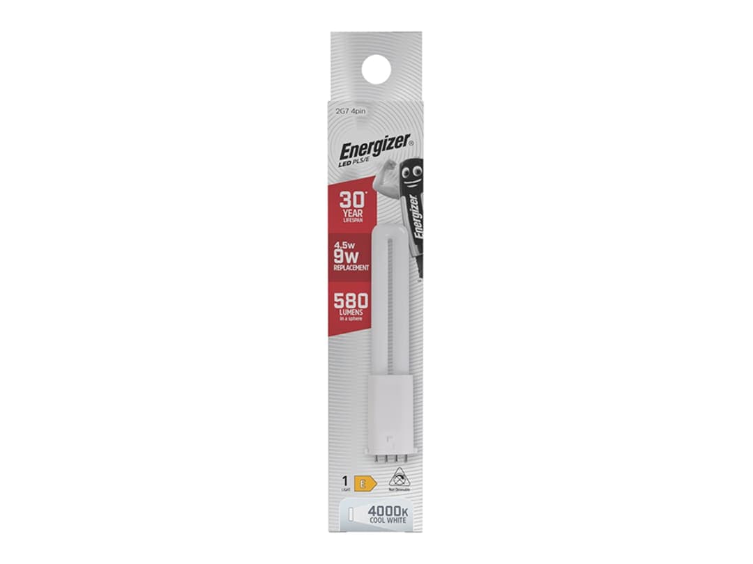 Energizer® LED PLS/E 2G7 4Pin 4.5W 580L Cool Whit S30436 S30436