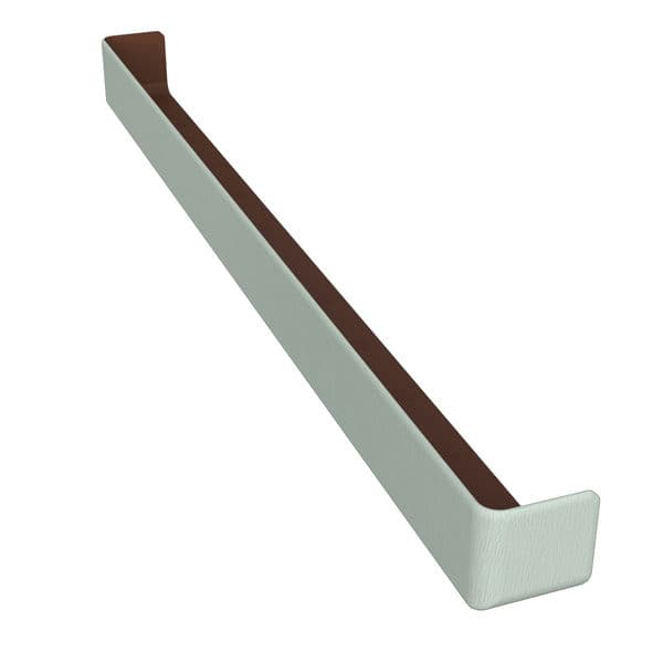 Agate Grey Woodgrain Fascia Double Ended Corner Trim - 600mm