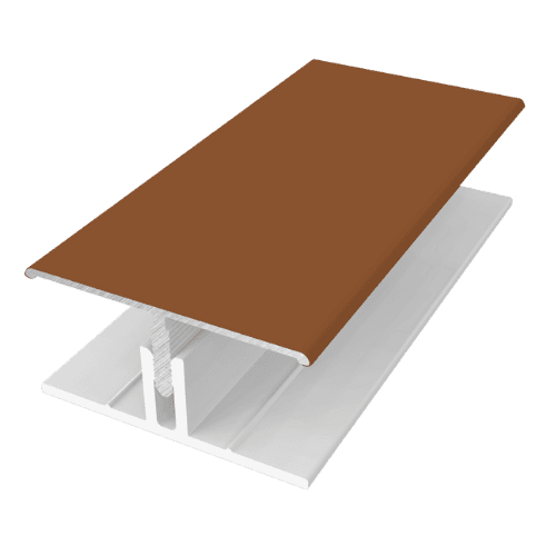 Naturale Cladding Two-Part Aluminium H Trim - 3mtr For Siberian Larch - Pack of 2
