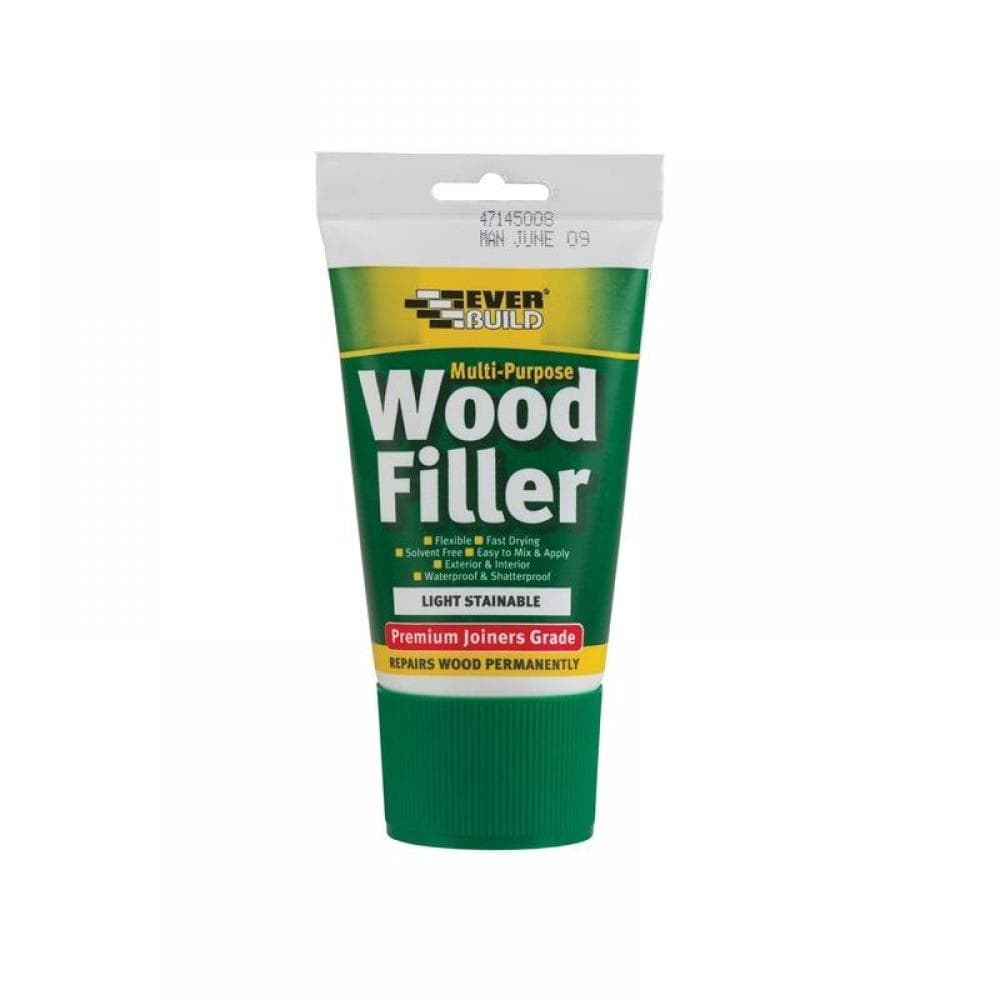 Everbuild Sika 480449 Multipurpose Premium Joiners Grade Wood Filler Light Stainable 100Ml