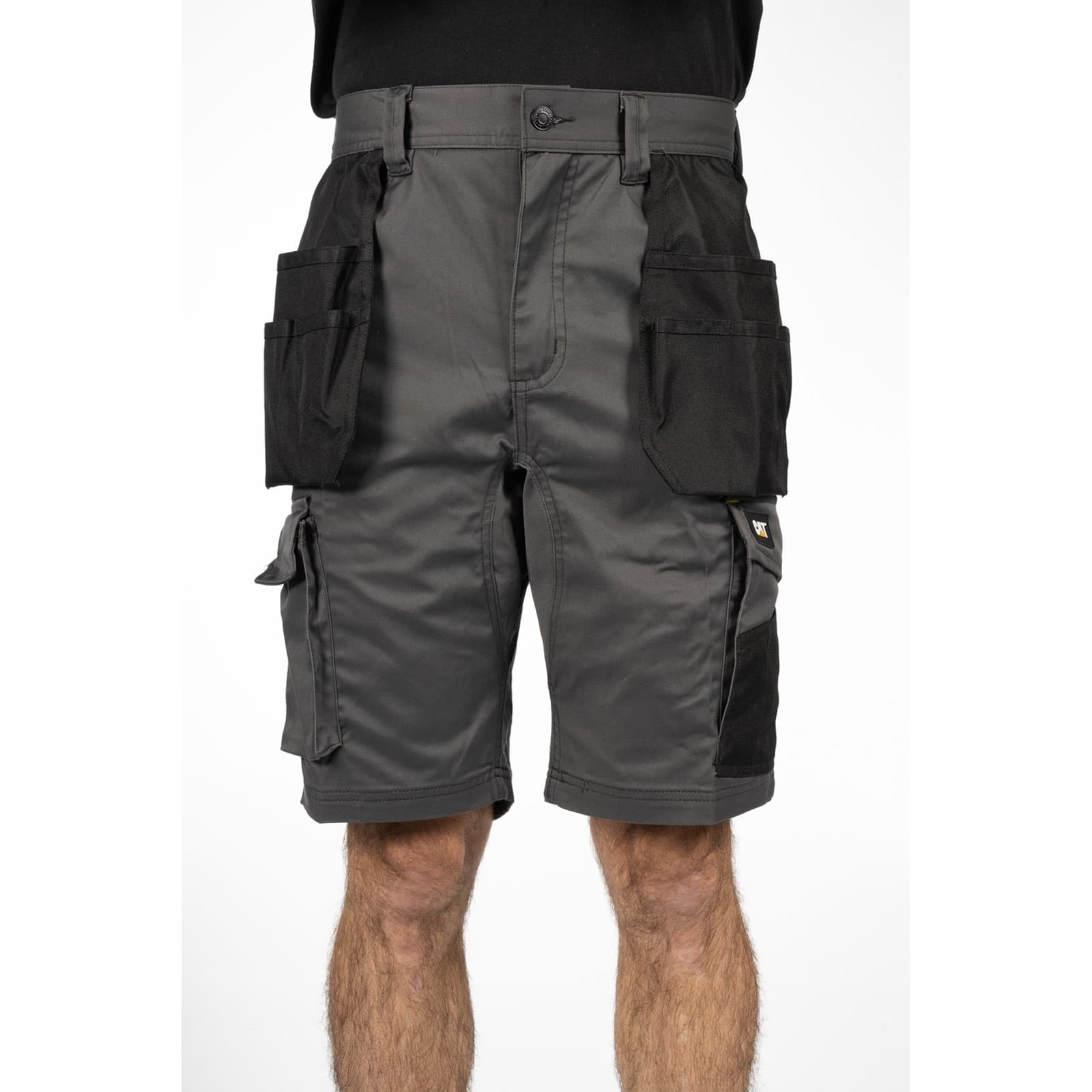 Caterpillar Essential Stretch Holster Short Size 40 Grey 39492-73665-08"