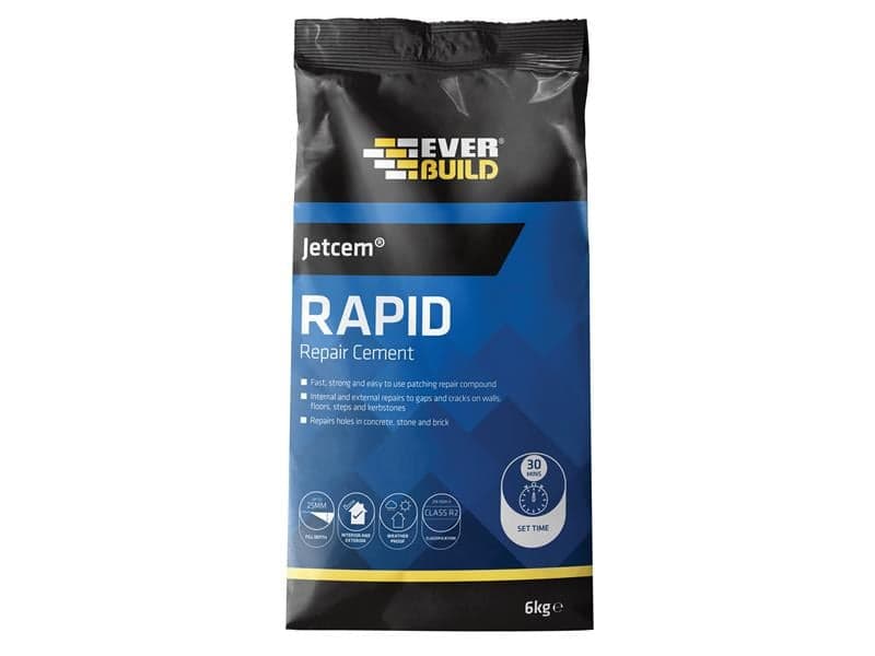 Everbuild Sika 620438 Jetcem Rapid Set Cement 12Kg (2 X 6Kg Pack)