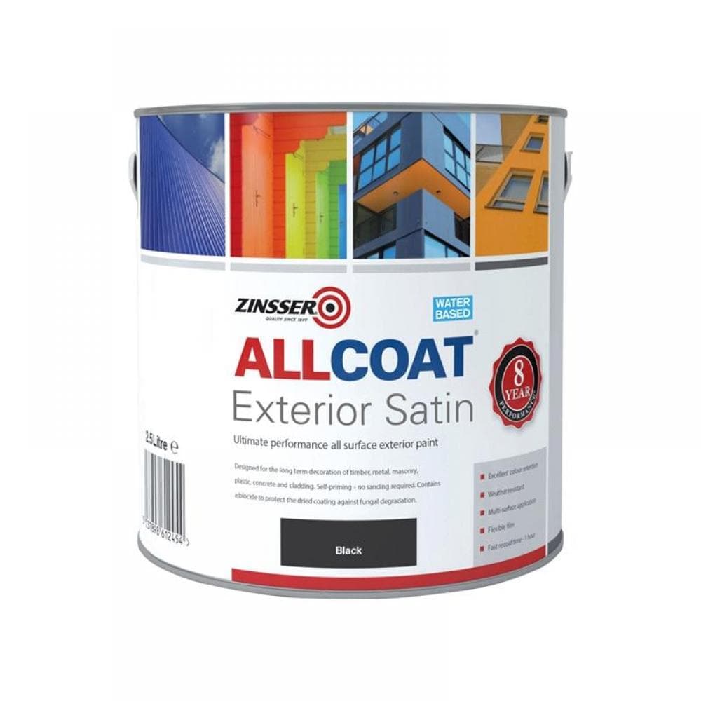 Zinsser ZN7200003C1 Allcoat® Exterior Black 2.5 Litre