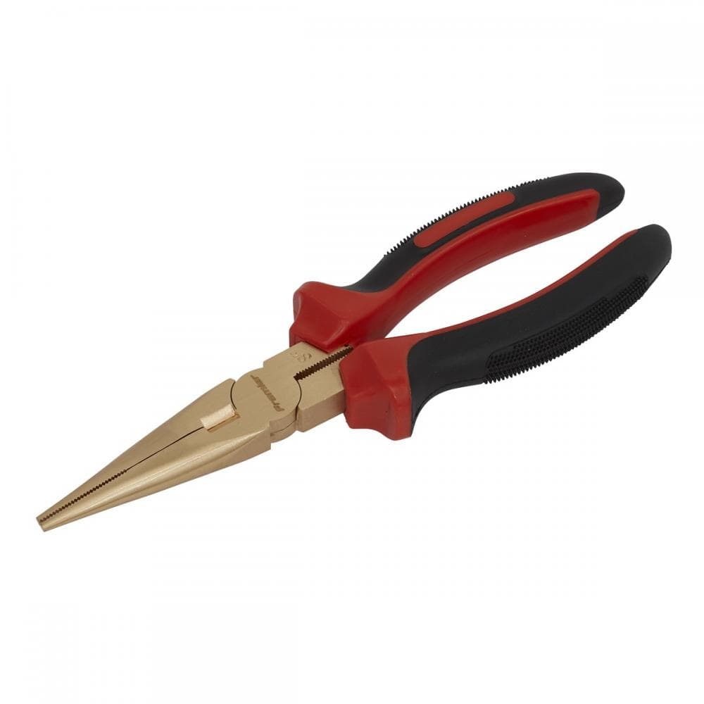 Sealey NS075 Long Nose Pliers 200Mm - Non-Sparking