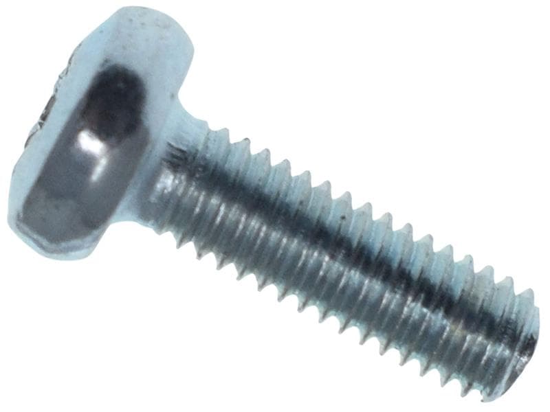 Metalmate® MEMMSPAN0310 Machine Screw Pozi Compatible Pan Head Zp M3 X 10Mm Box 50