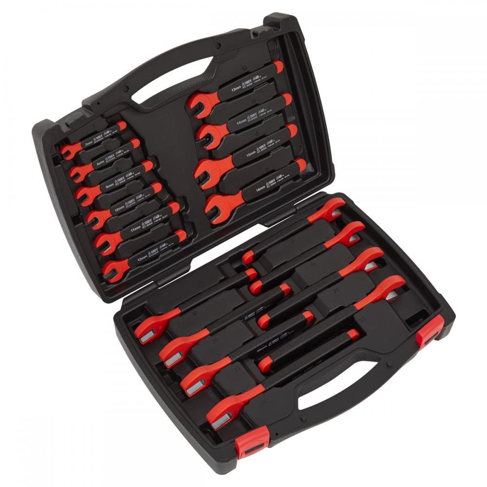 Sealey AK63172 Insulated Open-End Spanner Set 18Pc Vde Approved