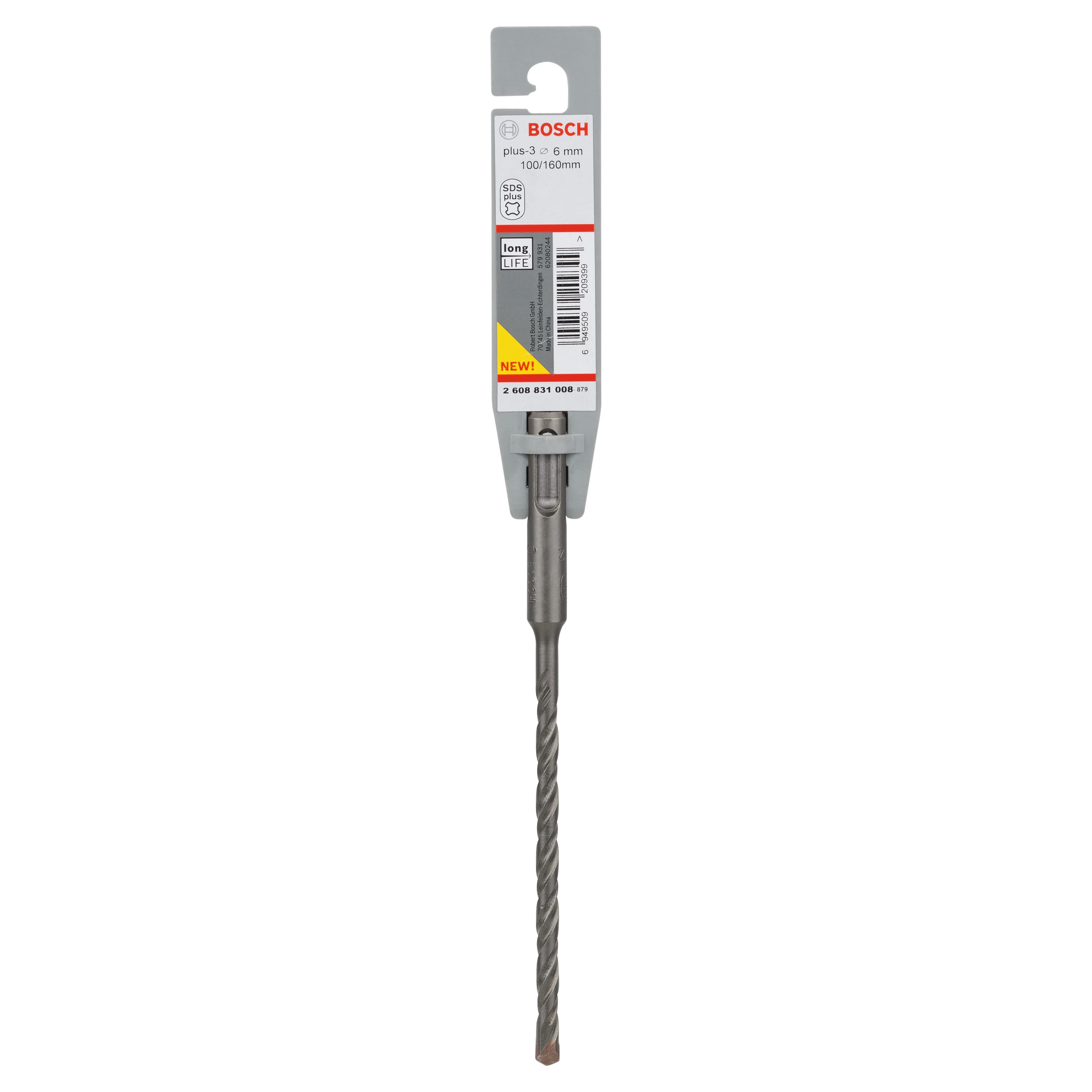 Bosch SDS- PLUS-3 6 x 100 x 160mm 2608831008