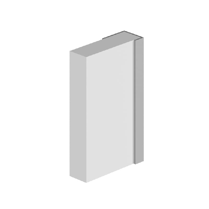 Multipanel Classic Type C - End Cap Profile Bright Polished