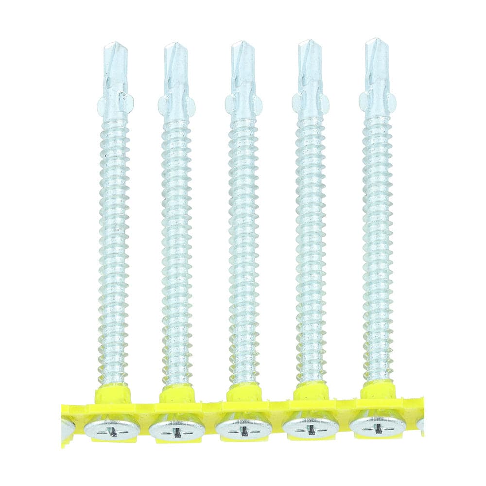 TIMCO Collated Timber to Light Section Screws – Countersunk – Wing-Tip – Self-Drilling – Zinc