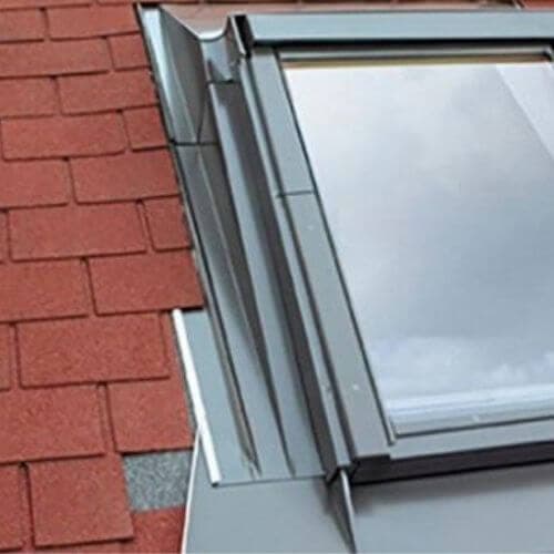 Pitched Roof Window Flashing For Slates & Flat Roof Coverings 10mm Depth - 550mm x 980mm