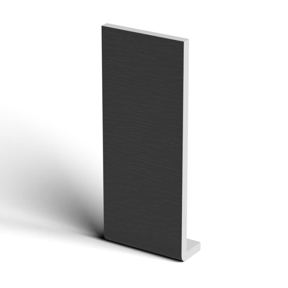 250mm Anthracite Grey Woodgrain Fascia Capping Board - 10mm x 5mtr