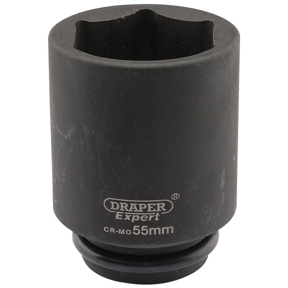 Draper Expert 05085 Expert Hi-Torq® 6 Point Deep Impact Socket 3/4in Sq. Dr. 55Mm each