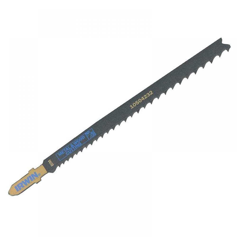 Irwin® 10504232 Jigsaw Blades Metal & Wood Cutting Pack Of 5 T345Xf