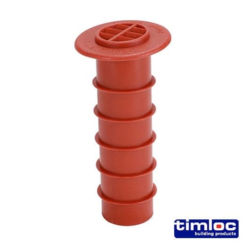 Timloc LOCDV3 Cavity Wall Drill Vent - Terracotta - Dv3 80.0 Box 50