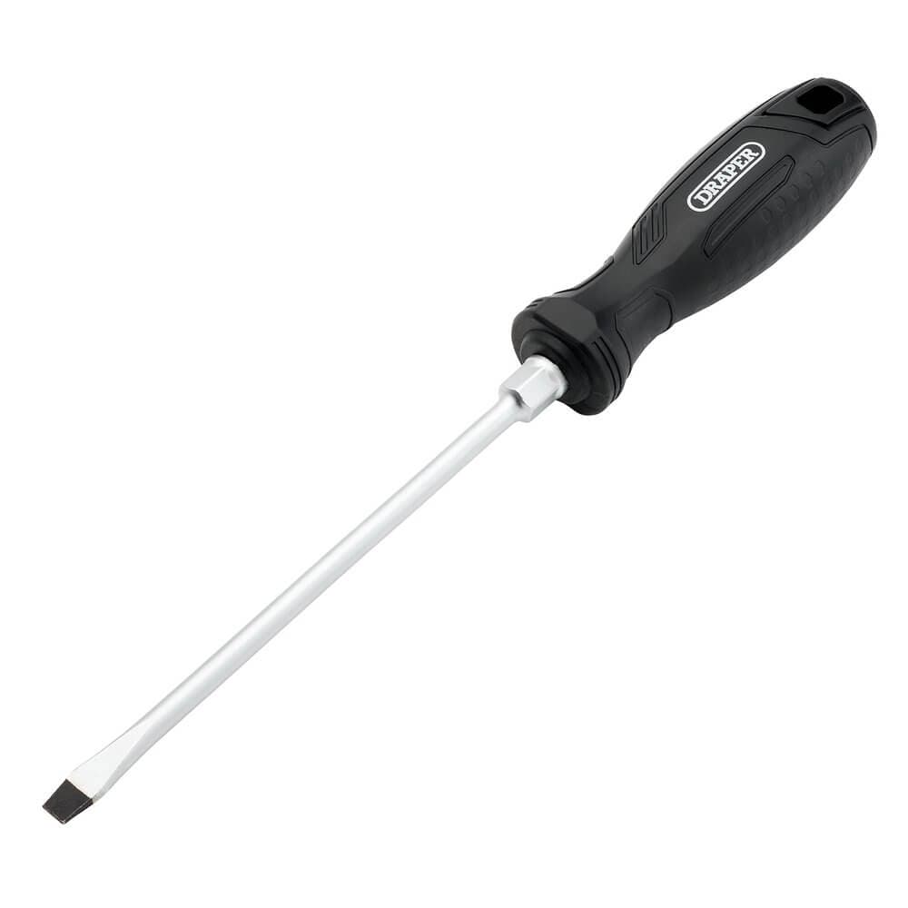 Draper Slotted Hard Grip Screwdriver 6.5 X 150Mm Pk 1 13542
