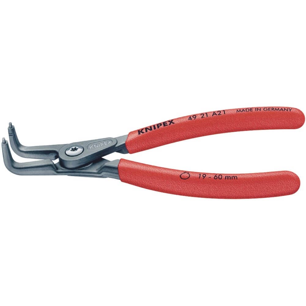 Knipex 75095 49 21 A21 90° External Straight Tip Circlip Pliers 19 - 60Mm Capacity 165Mm each