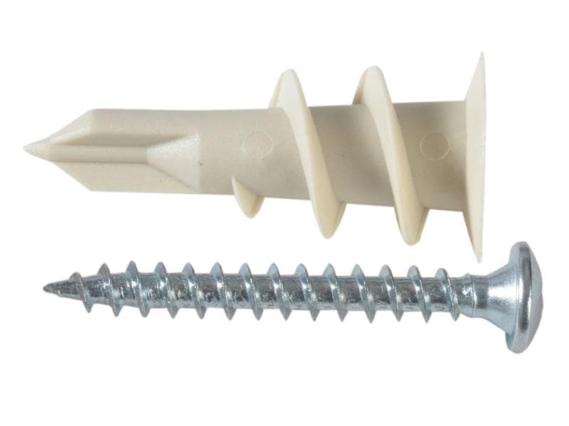 Forgefix FPKNSP421 Nylon Plasterboard Fixing 4.5 X 35Mm Forgepack 6