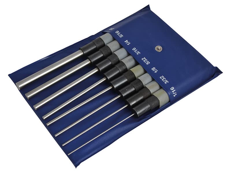 Faithfull APL0325 Long Series Pin Punch Set 8 Piece