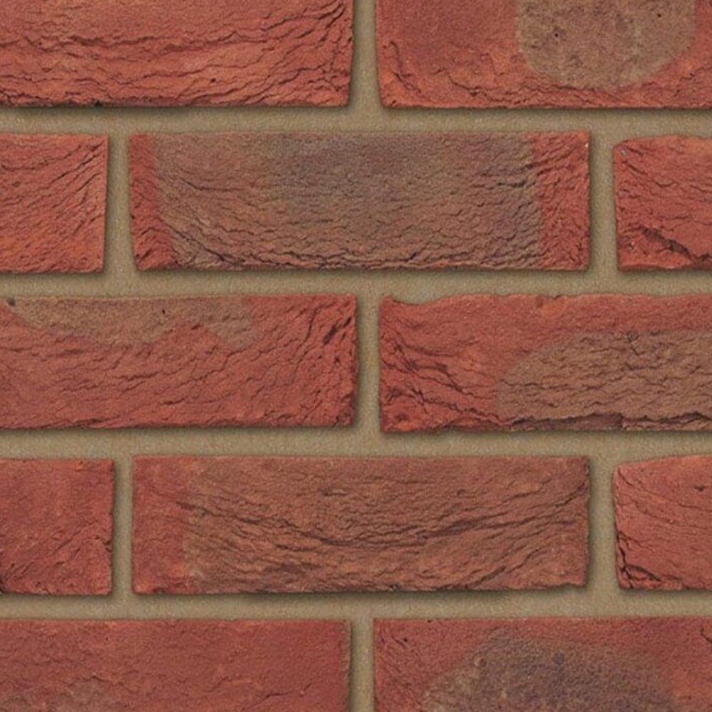Ibstock Leicester Bradgate Claret Facing Brick 65mm | Pack of 430