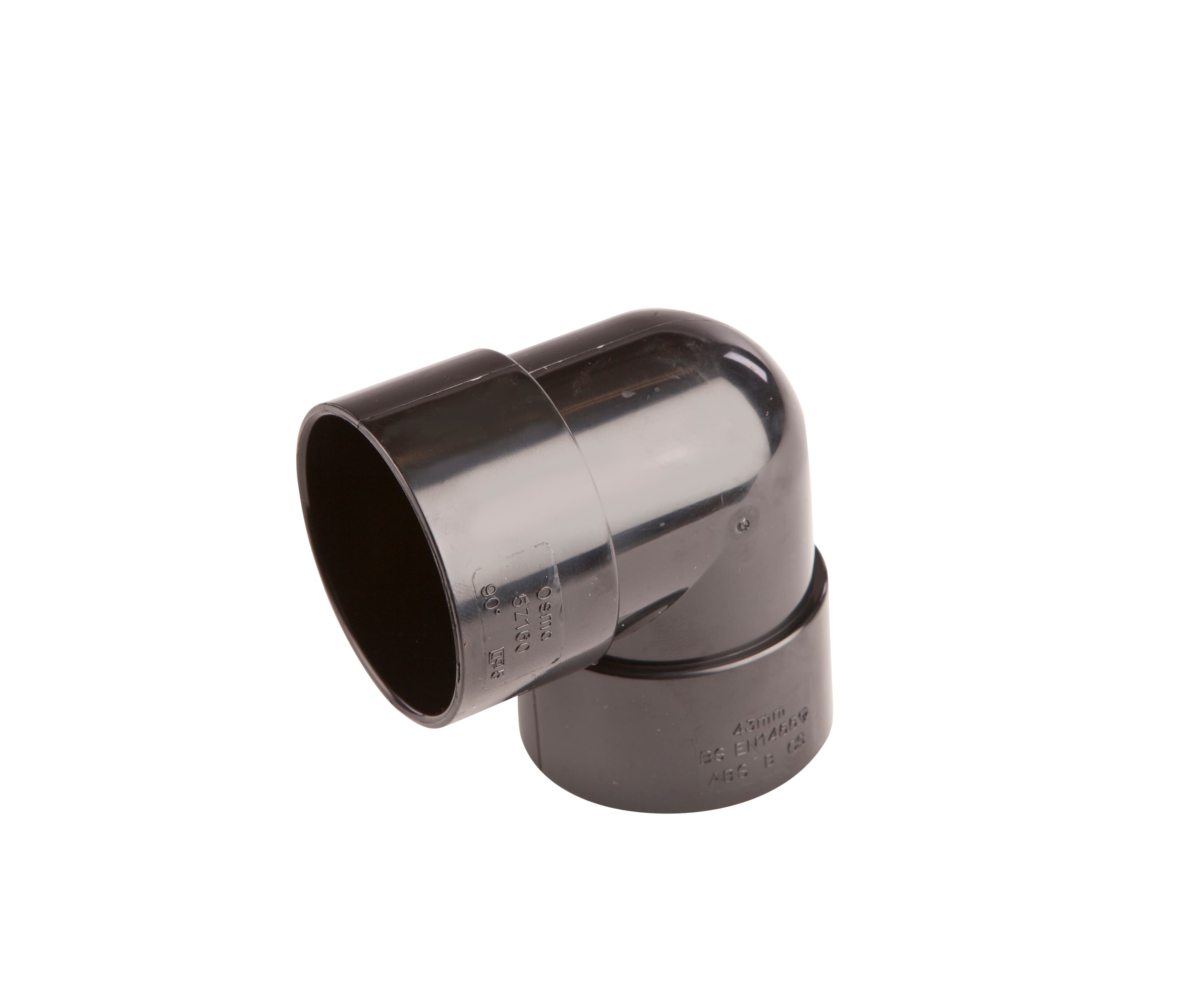 Wavin OsmaWeld knuckle bend 90 degree 32mm black