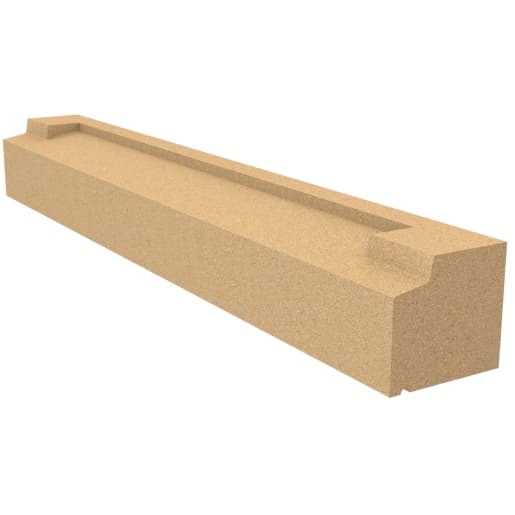 Forticrete Brown Cast Stone Cill Stooled T1-40 Bath, Size: 1115x150x140mm