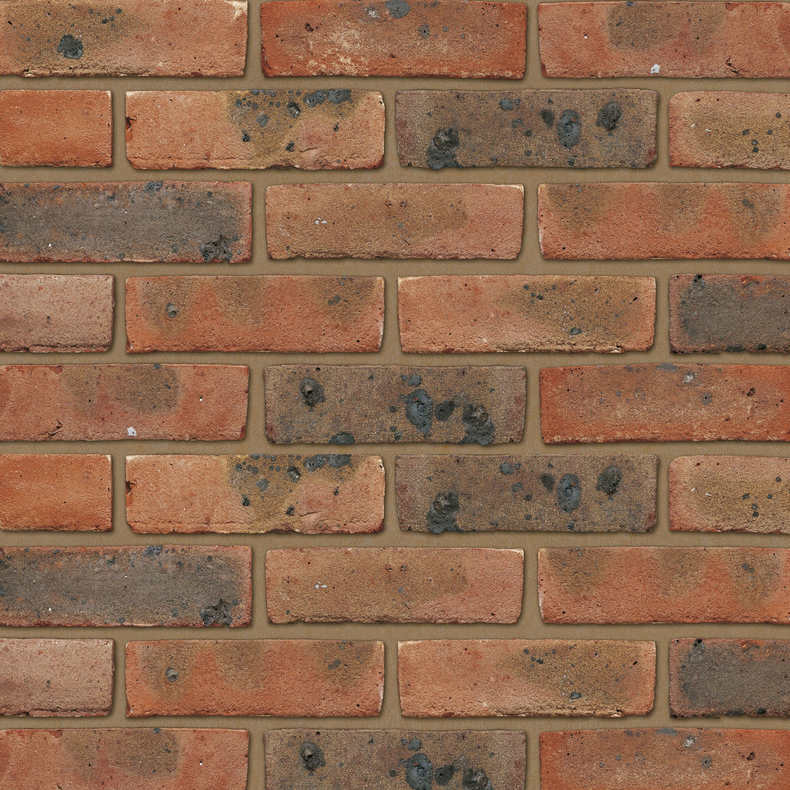 Ibstock Red Chailey Rustic Brick - Pack of 370, Size: 215x102.50x65mm