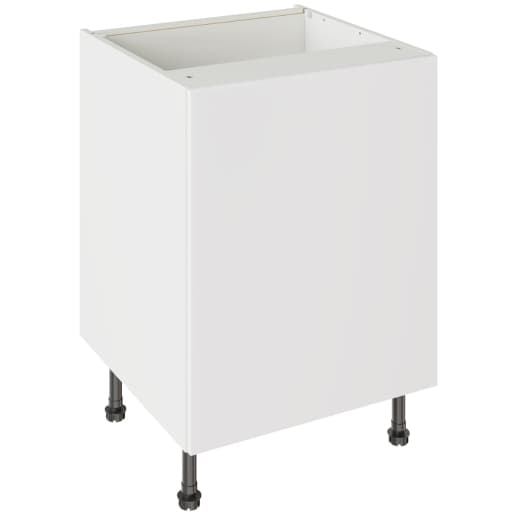 Flatpack 400 Base Kitchen Cabinet Slab Super Gloss White
