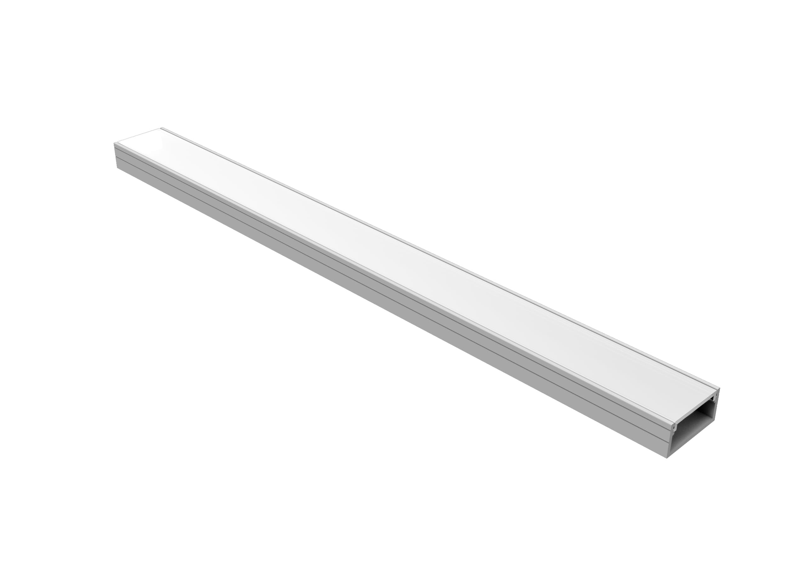 Sensio SE981220 Fino Surface Mounted Profile Aluminium with Mounting Brackets & End Caps, 200cm