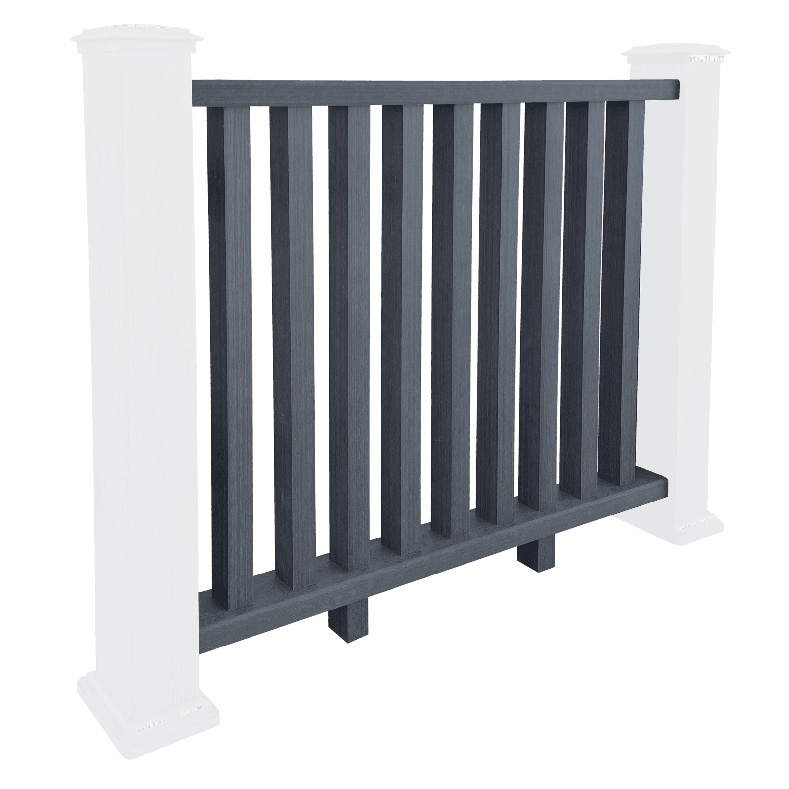 Composite Balustrade Railing - Anthracite 1.2m