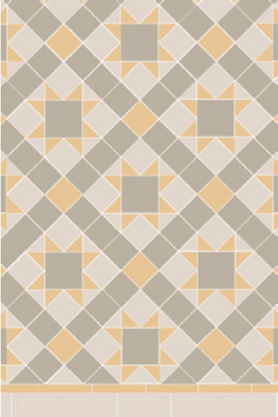 Original Style Victorian Blenheim 3-colour Pattern