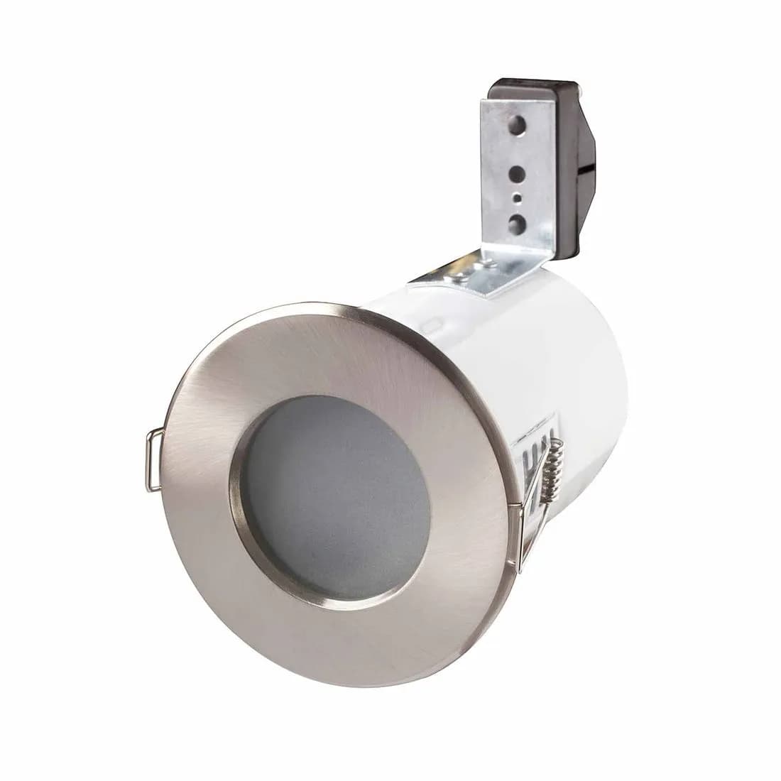 Robus F/R Downlight Ip65 Brushed Chrome Lamp Not Inc