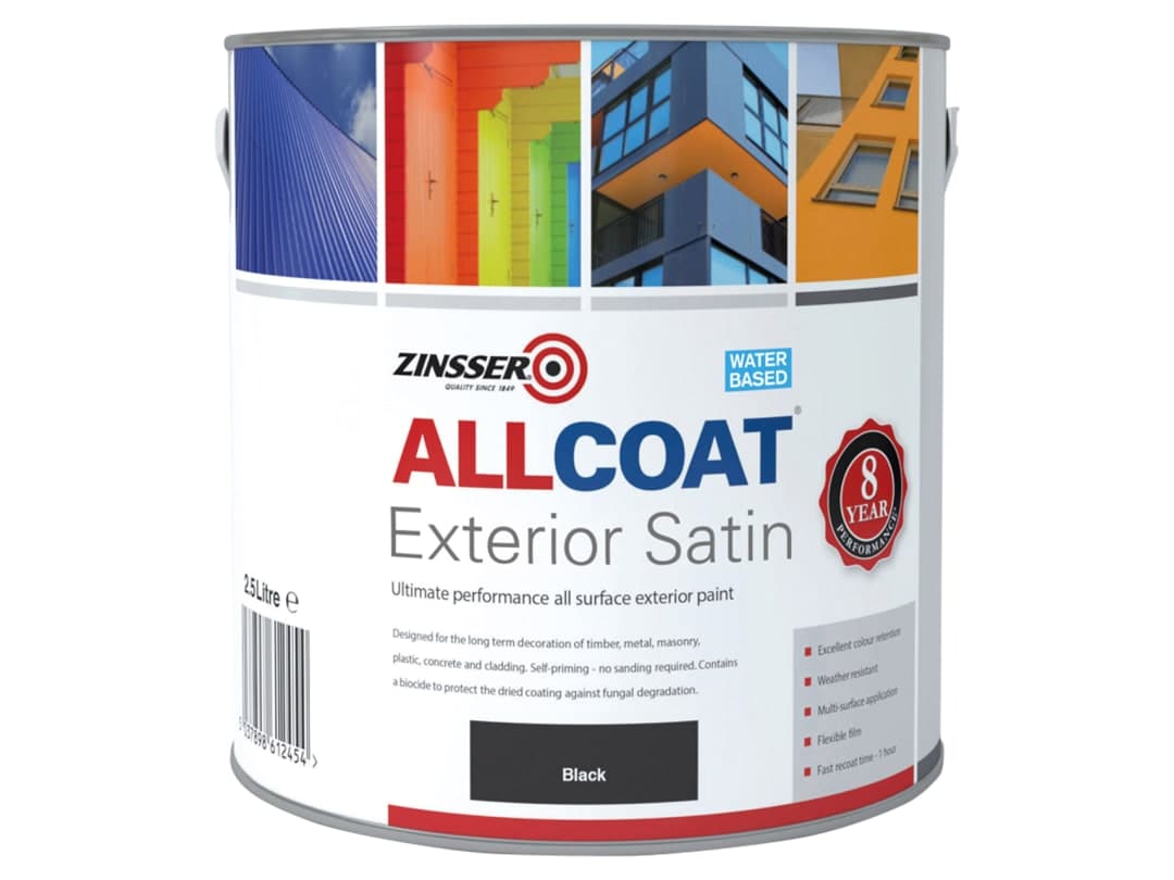 Zinsser AllCoat® Exterior Black 2.5 litre ZN7200003C1
