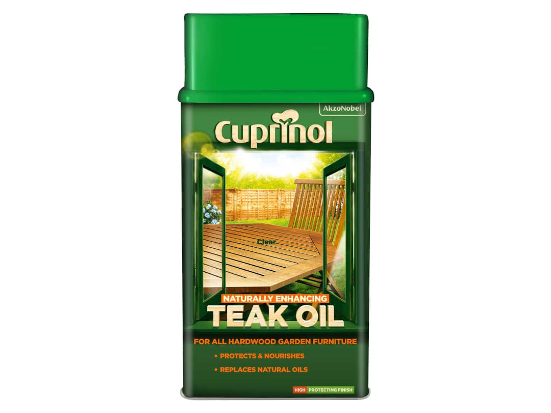 Cuprinol Naturally Enhancing Teak Oil Clear 1 litre 5212362