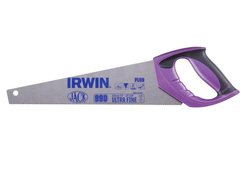 Irwin® Jack® 10503632 990Uhp Fine Junior / Toolbox Handsaw Soft-Grip 335Mm (13In) 12 Tpi
