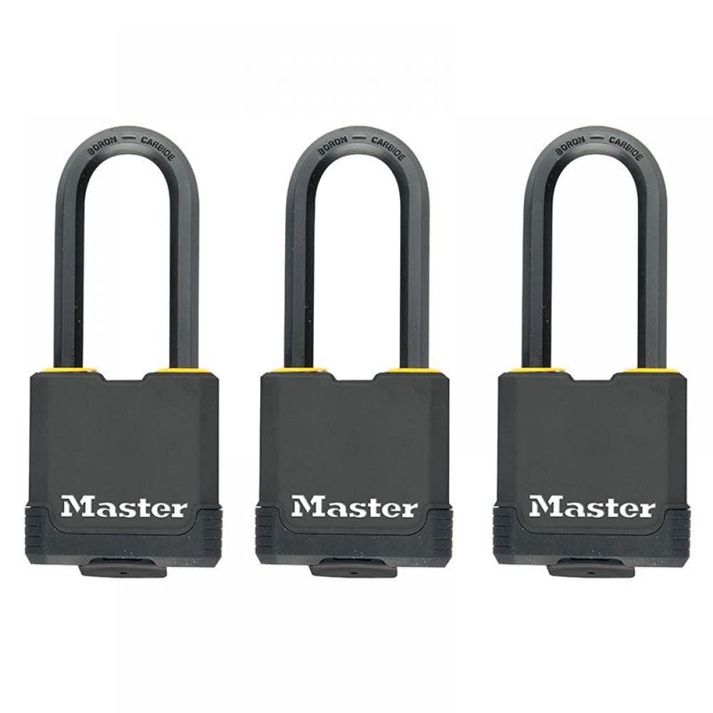 Master Lock M115EURTRILF Excell™ Weather Tough 45Mm Padlock 4-Pin- Keyed Alike X 3