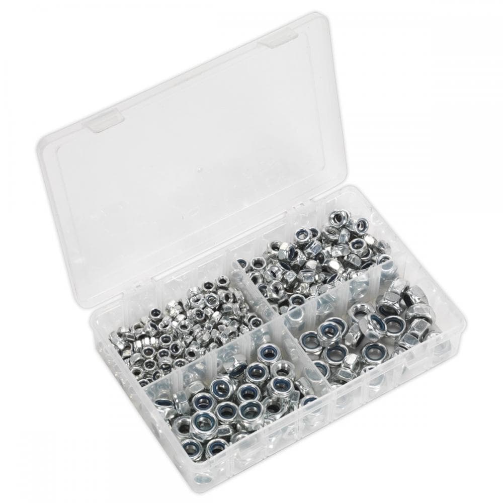 Sealey AB032LN Nylon Locknut Assortment 300Pc M6-M12 Metric